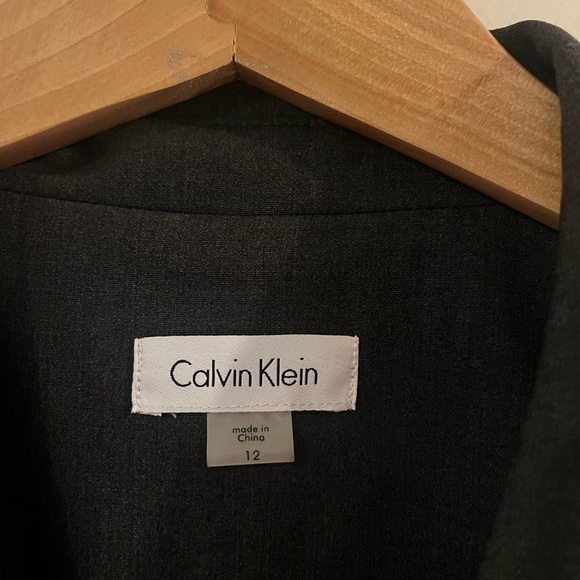 Calvin Klein Black Wrap Dress - Picture 3 of 5